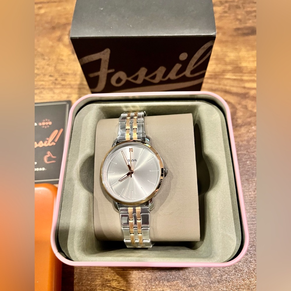 Fossil Silver and Gold Women's Watch